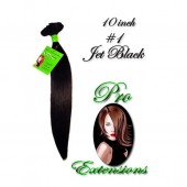 10" Volumizer Clip In - #1 Black