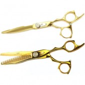 Kamisori Tsunami Gold Titanium Set